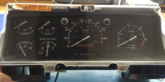 1992-1996 Ford PSOM Instrument Cluster Repair Service in Sweetwater FL 786-355-7660 - Instrument Cluster Repair Service on FORD E150, E250 E350 and Bronco