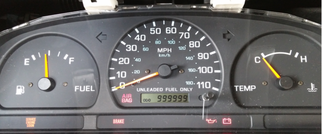 1999 Nissan Frontier Speedometer Repairs "999999" 7863557660