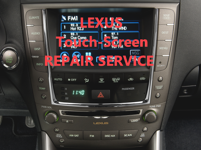 Lexus Navigation Screen Repairs Service - Lexus Touchscreen Repair Service in Fort Lauderdale FL Call 786-355-7660